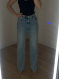 Jeans Lunghi con Strass da Donna: Denim Scintillante Nuova Collezione 2026