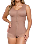 Women's Hook and Eye Bust Support Tummy Control One-Piece Triangle Shaper