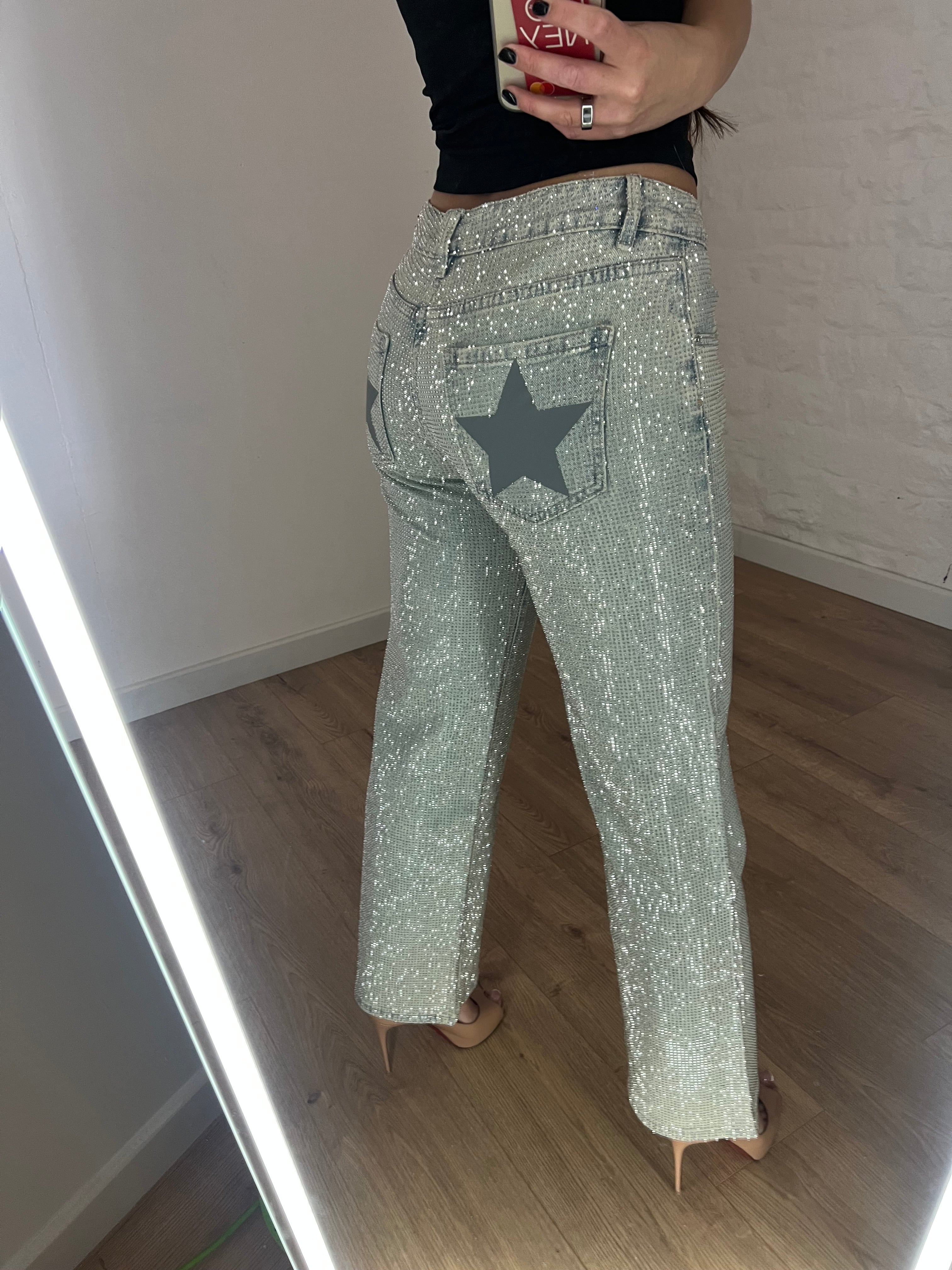 Pantaloni Lunghi con Strass: Nuova Collezione