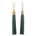 Aura Boho-Chic: Orecchini a Cascata con Frange Silk