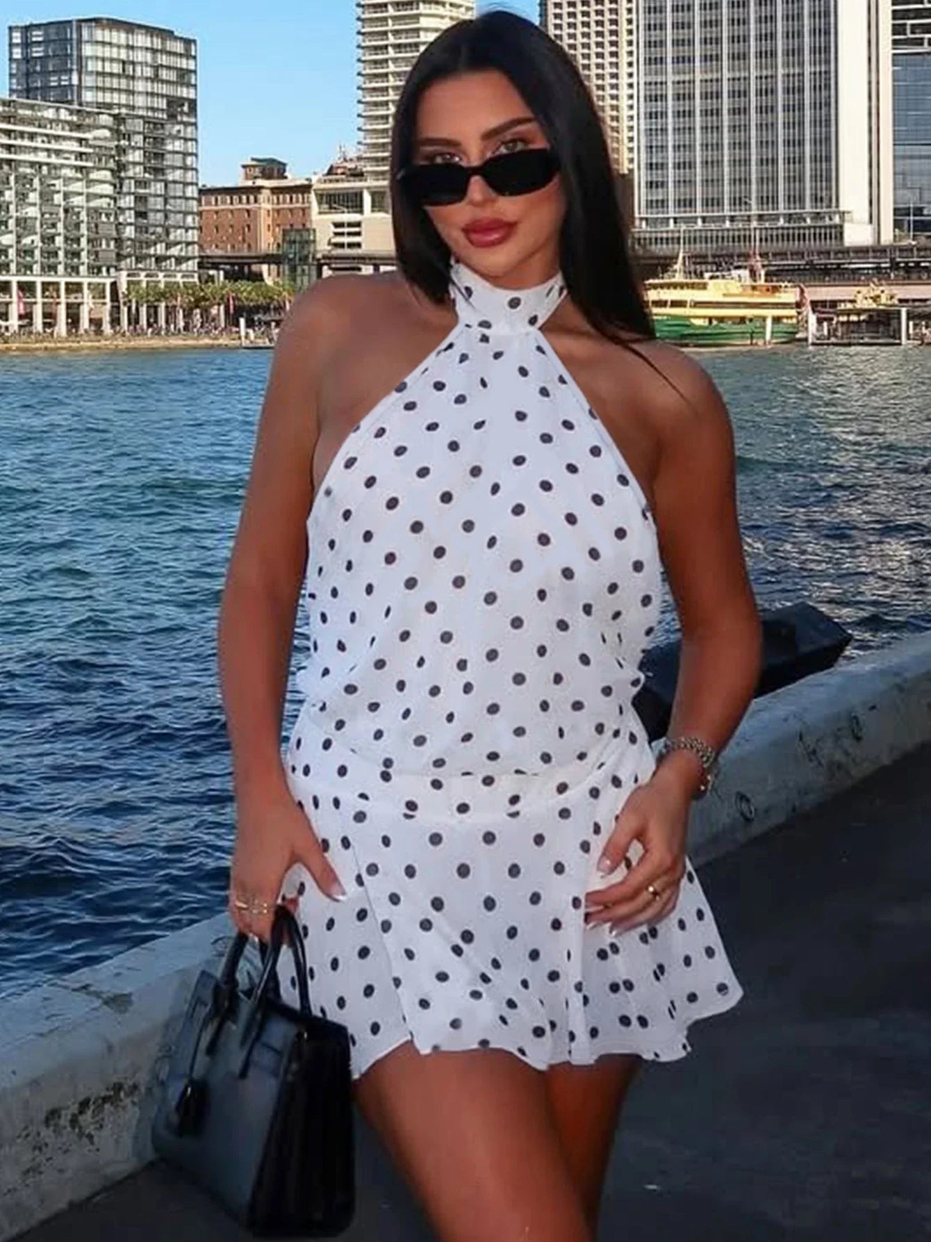 Abito Estivo a Pois Elegante
