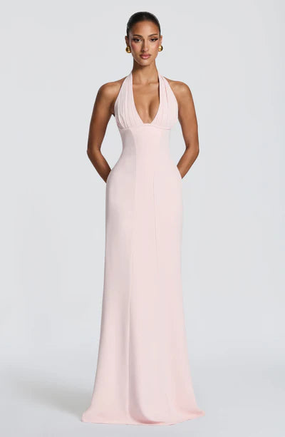 Adora Maxi Dress - Cherry Lacquer