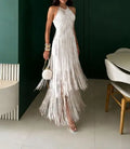 Abito Elegante con Frange